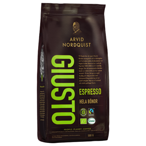 Arvid Nordquist Giusto Fairtrade kaffebønner 500g