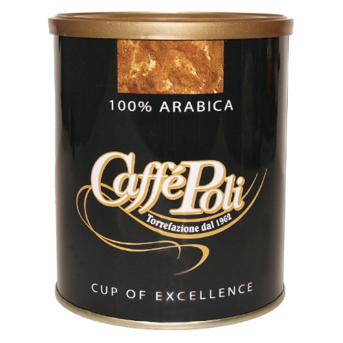 Caffè Poli 100% Arabica dåse formalet kaffe 250g