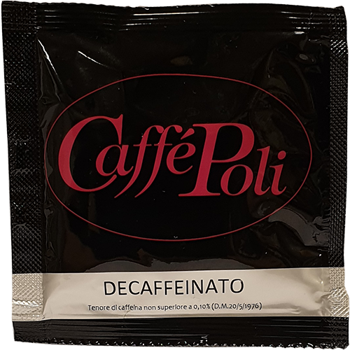 Caffè Poli Decaffeinato blå koffeinfria E.S.E kaffepods 150st