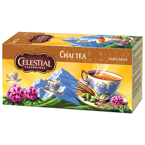 Celestial tea Original India Spice Chai tebreve 20st kort datum