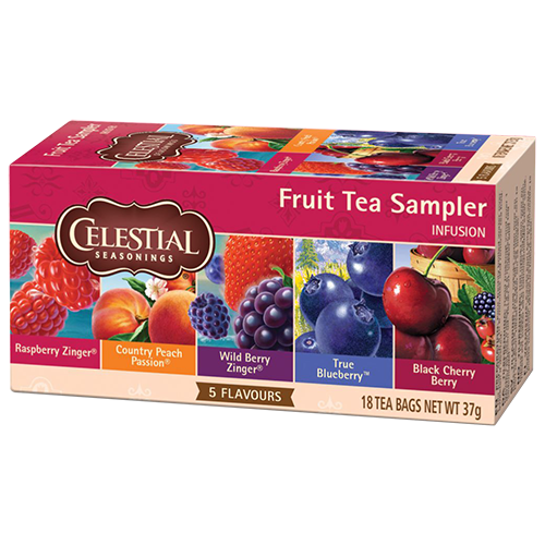 Celestial tea Fruit tea Sampler tebreve 18st
