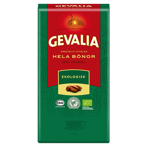 Gevalia Ekologisk Mediumroast kaffebønner 500g