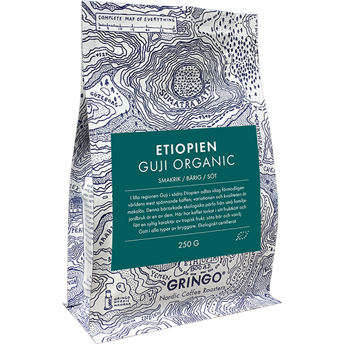 Gringo Etiopien Guji Eko kaffebønner 250g