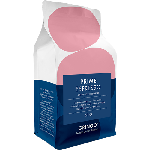 Gringo Prime Espresso kaffebønner 500g