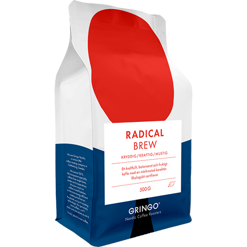 Gringo Radical Brew Eko kaffebønner 500g