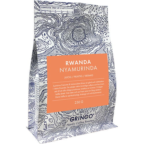 Gringo Rwanda Nyamurinda kaffebønner 250g
