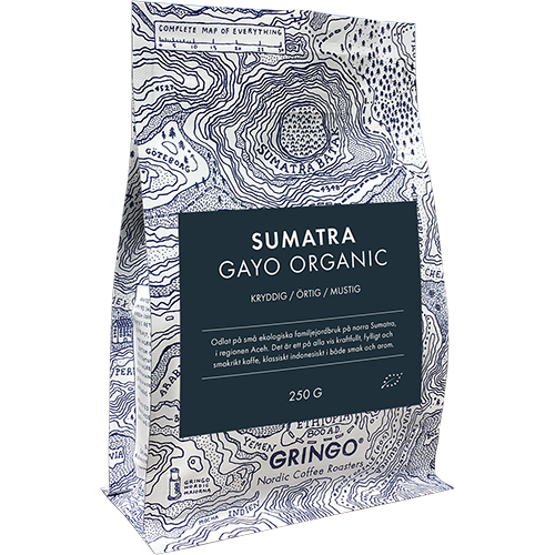 Gringo Sumatra Gayo Eko kaffebønner 250g