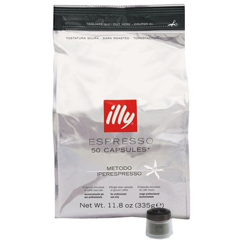 illy Iperespresso mörkristet professional kaffekapsler 50st