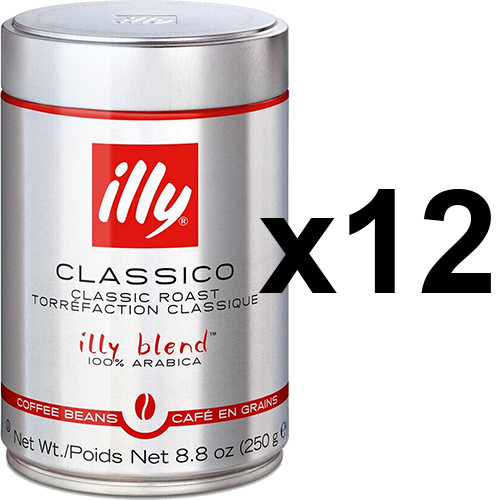 illy Espresso dåse kaffebønner 250g x12