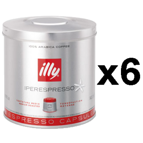 illy Iperespresso kaffekapsler 21st x6