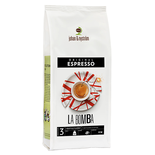 johan & nyström Espresso La Bomba kaffebønner 500g