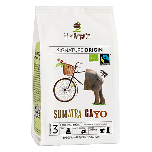johan & nyström Sumatra Gayo Mountain kaffebønner 500g