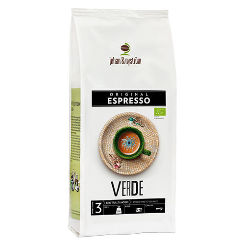 johan & nyström Espresso Verde kaffebønner 500g