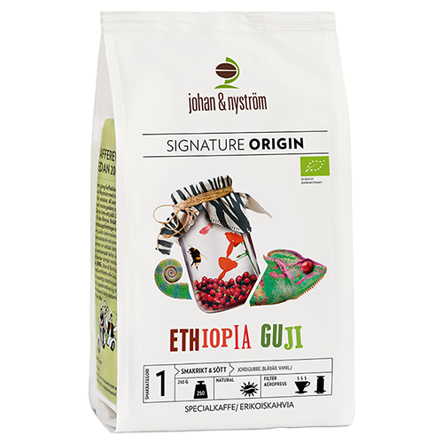johan & nyström Ethiopia Guji kaffebønner 250g