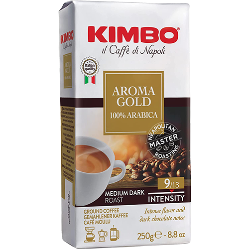 Kimbo Espresso Aroma Gold formalet kaffe 250g