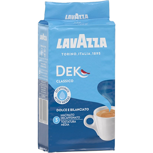 Lavazza Dek Classico formalet kaffe 250g