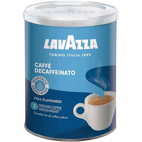 Lavazza Decaf dåse formalet kaffe 250g