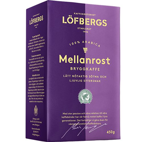 Löfbergs Lila Mellanrost formalet kaffe 450g