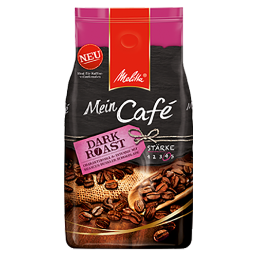 Melitta Mein Café Mørkristede kaffebønner 1000g 