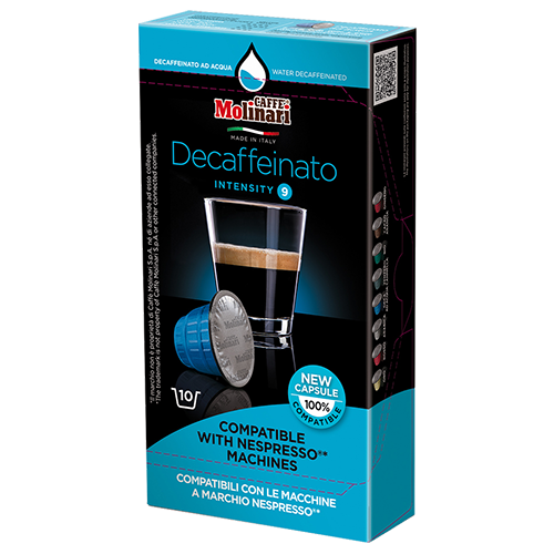 Molinari itespresso Qualita Deca kaffekapsler til Nespresso 10st