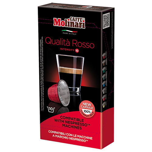 Molinari itespresso Qualità Rosso kaffekapsler til Nespresso 10st