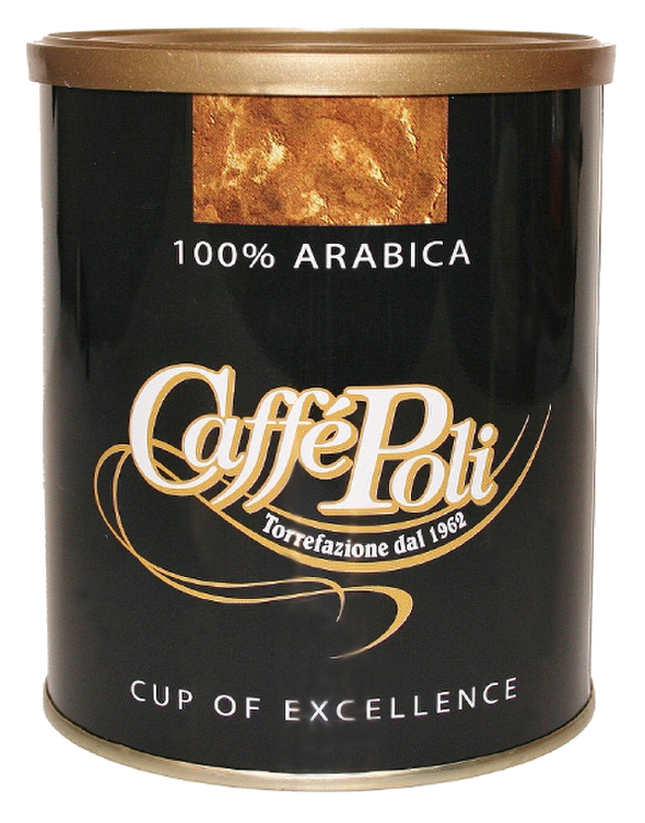 Caffè Poli 100% Arabica dåse formalet kaffe 250g - DeliCo ...