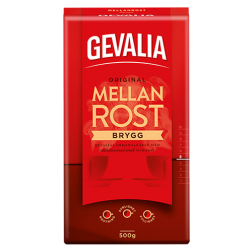 Gevalia Brygg Medium ristet formalet kaffe 450g