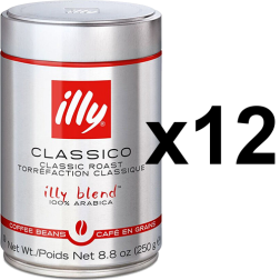 illy Espresso dåse kaffebønner 250g x12