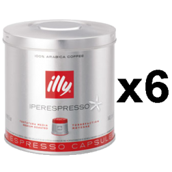 illy Iperespresso kaffekapsler 21st x6