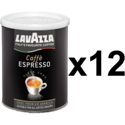 Lavazza 100% Arabica dåse formalet kaffe 250g x12