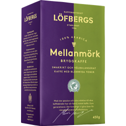 Löfbergs Lila Mellanmörk formalet kaffe 450g