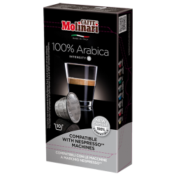 Molinari itespresso 100% arabica kaffekapsler til Nespresso 10st