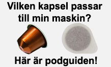 Vilken pod, pad eller kapsel passar till min kaffemaskin?